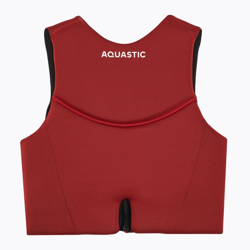 Kamizelka asekuracyjna AQUASTIC Omni 50N neoprenowa czerwony 3