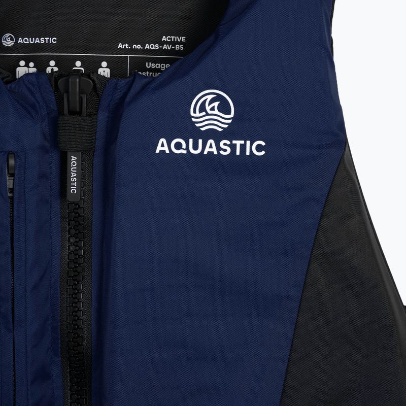Kamizelka asekuracyjna AQUASTIC Active 50N granatowy 5