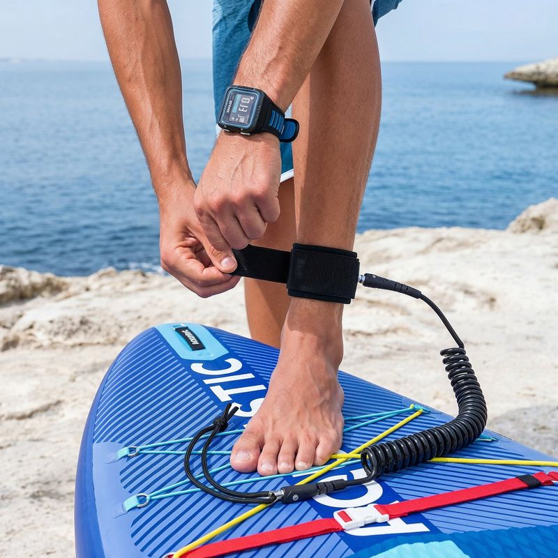 Leash do deski SUP 10' AQUASTIC czarny 3