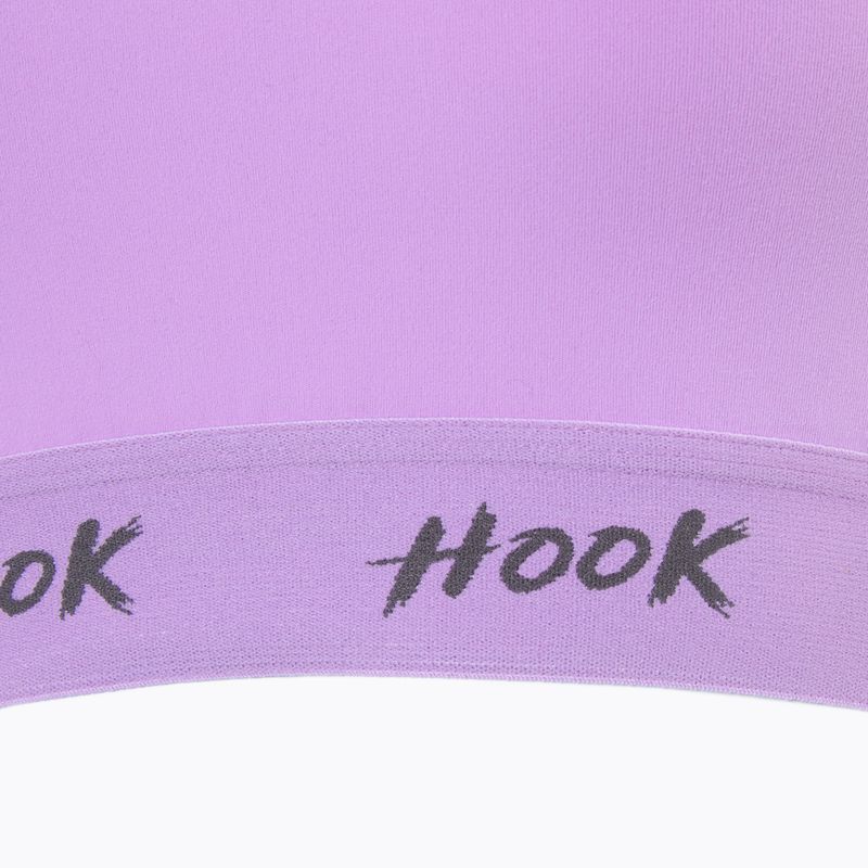 Stanik sportowy damski HOOK FIGHTING Base fioletowy 3