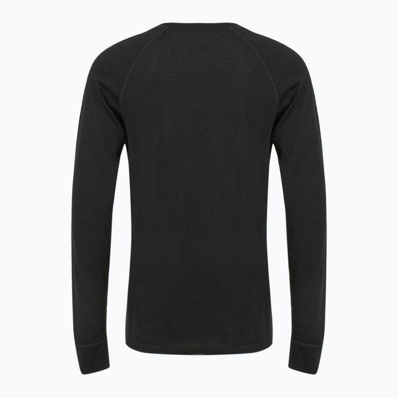 Bluza termoaktywna męska 100% WOOLCANO MERINO TOP0538 czarny 8