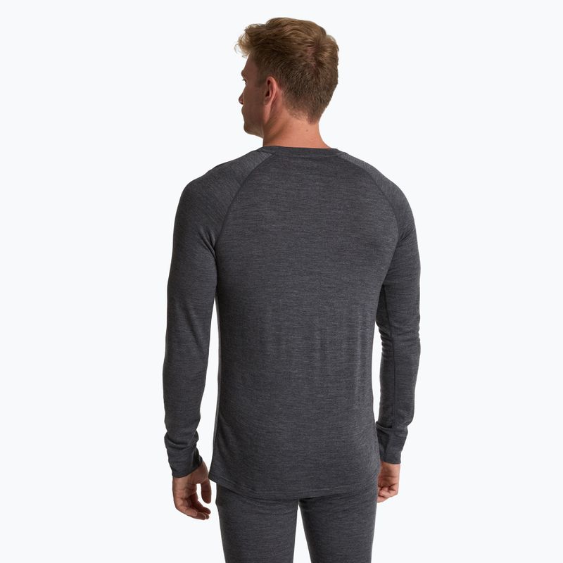 Bluza termoaktywna męska 100% WOOLCANO MERINO TOP0538 szary 3