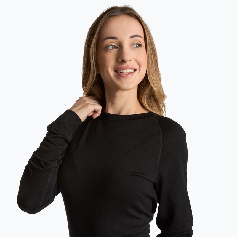 Bluza termoaktywna damska WOOLCANO 100% Merino TOP0541 czarny 5
