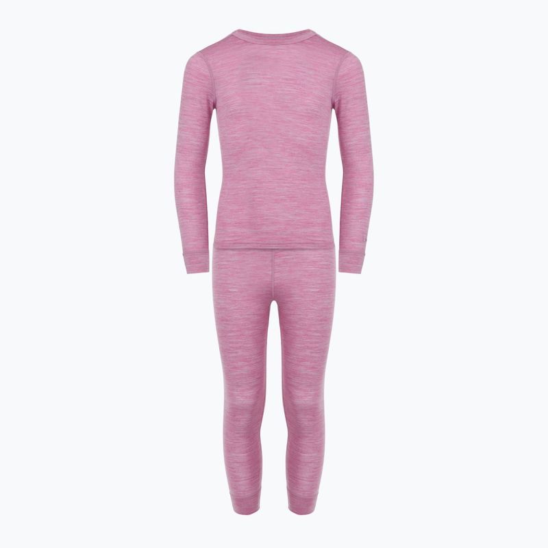 Komplet bielizny termoaktywnej dziecięcej WOOLCANO Merino 100% SET0683 fioletowy 10