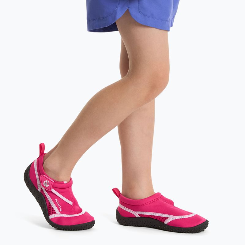 Buty do wody dziecięce AQUASTIC Nino różowy 3