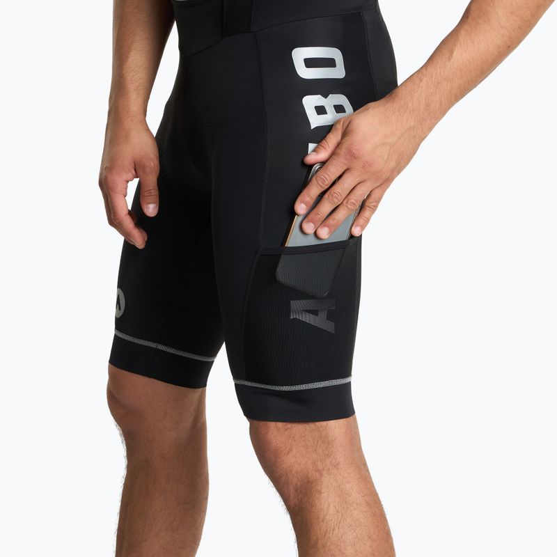 Spodenki rowerowe męskie ATTABO Kirun Pro Bib Shorts Cargo czarny 4