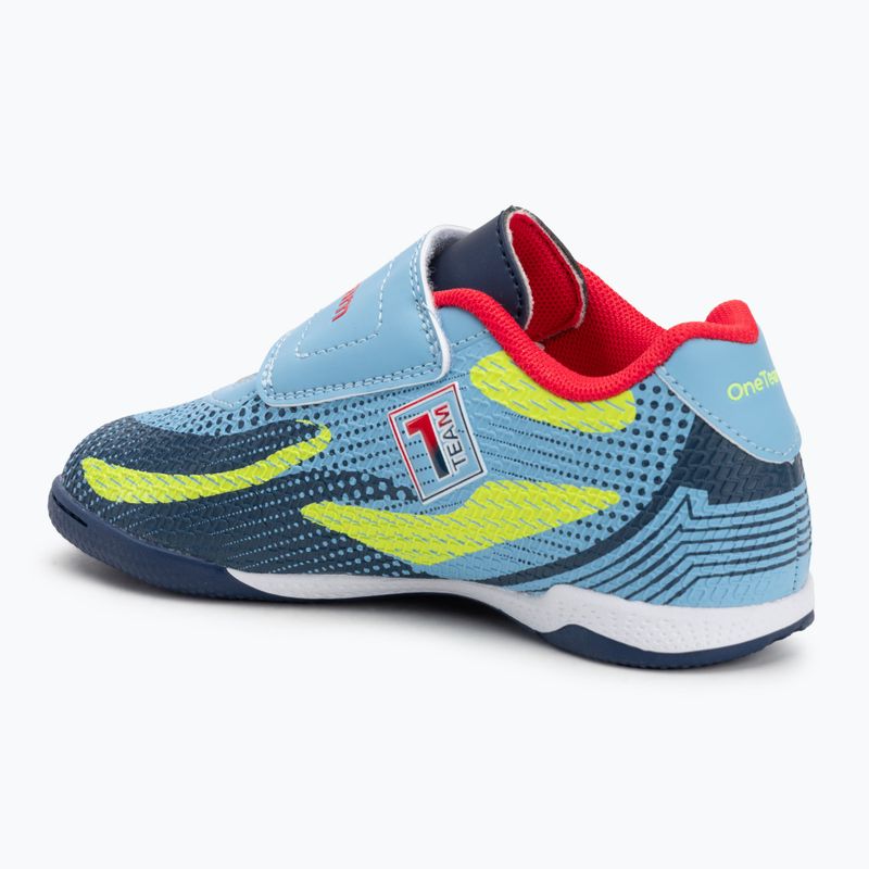 Buty piłkarskie dziecięce OneTeam Robero Junior IC niebieski/granatowy 5