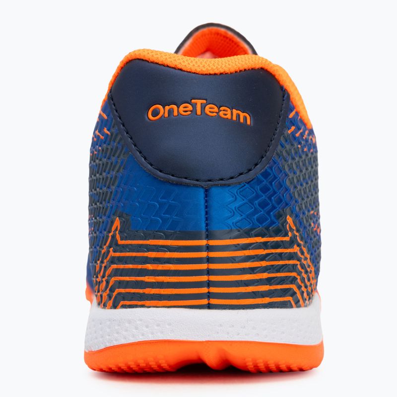 Buty piłkarskie dziecięce OneTeam Robero Teen IC granatowy/pomarańczowy 7