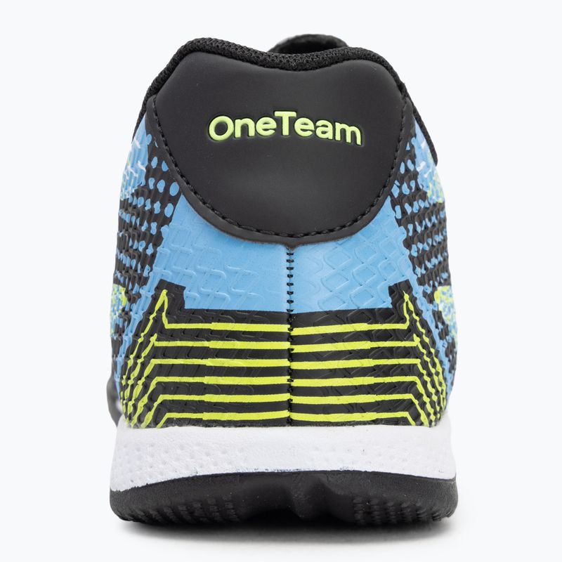 Buty piłkarskie dziecięce OneTeam Robero Teen IC czarny/niebieski 7