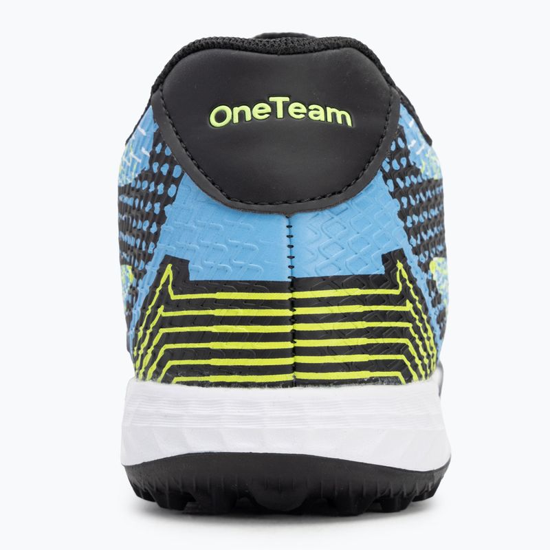 Buty piłkarskie dziecięce OneTeam Robero Teen TF czarny/niebieski 7