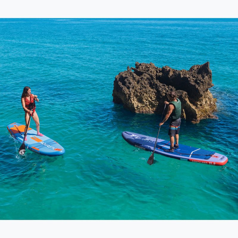 Deska SUP AQUASTIC Perth Pro 11'2" allround ciemny niebieski 22