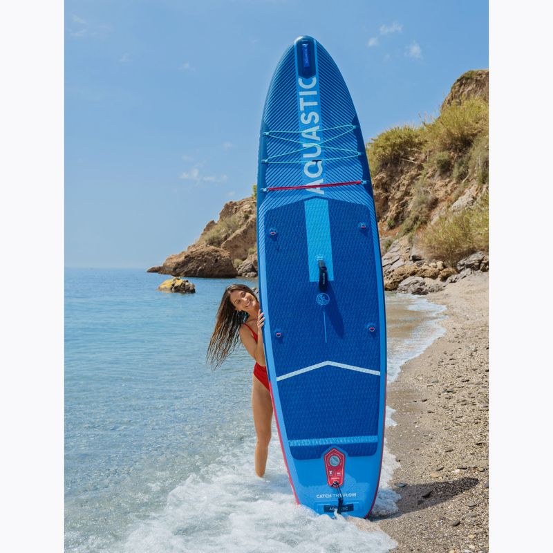Deska SUP AQUASTIC Perth Pro 11'2" allround ciemny niebieski 23