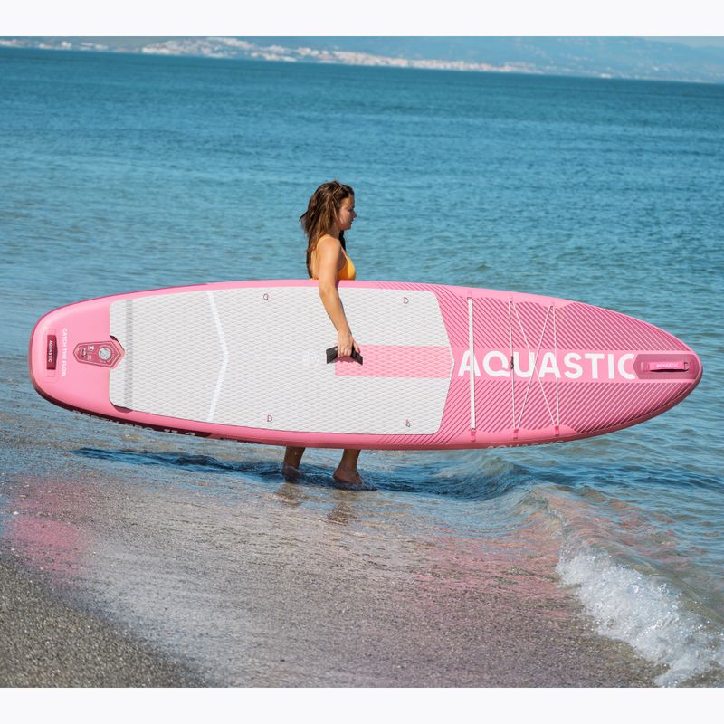 Deska SUP AQUASTIC Perth Pro 11'2" allround różowy 23