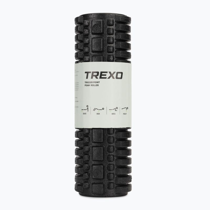 Roller do masażu XTREXO Professional Trigger Points 45 cm czarny 7