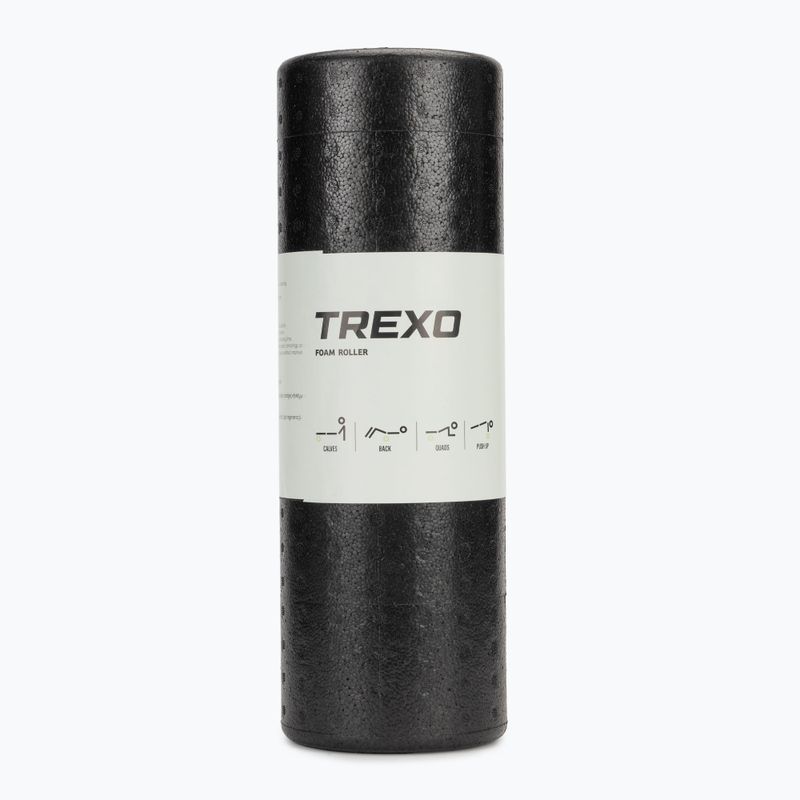 Wałek do masażu XTREXO Professional 45 cm czarny 7