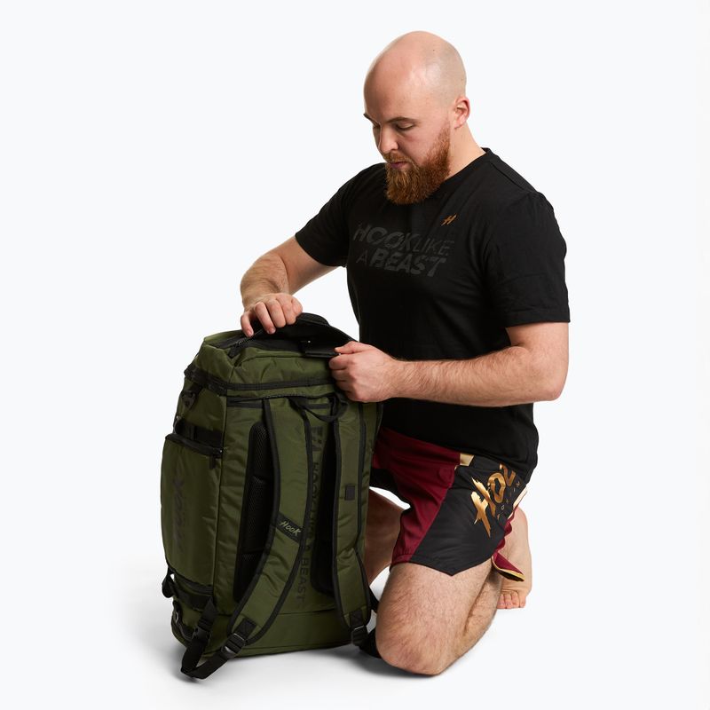 Plecak/torba 2w1 HOOK FIGHTING Training Duffel Bag 30 l zielony 15