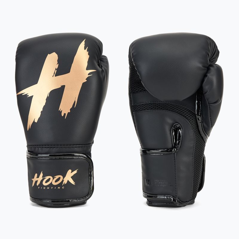 Rękawice bokserskie HOOK FIGHTING Ready To Spar czarny 4