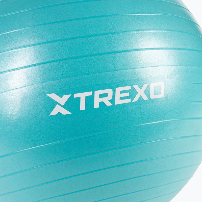 Piłka gimnastyczna XTREXO TXO-B4Z007-GN 55 cm turkusowy 5
