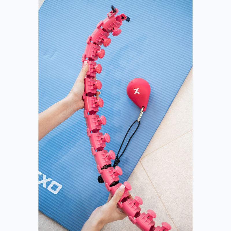 Hula hop z obciążeniem XTREXO TXO-B4Z036-PK różowy 7
