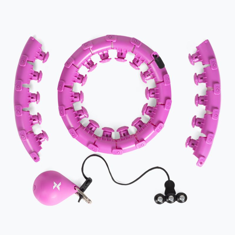 Hula hop z obciążeniem XTREXO TXO-B4Z036-VT fioletowy 3