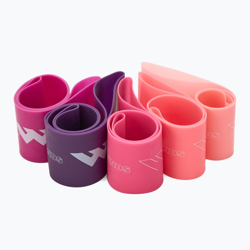 Zestaw gum do ćwiczeń XTREXO Mini Power Band TXO-B4Z053-ALL 5 szt. wielokolorowy 3