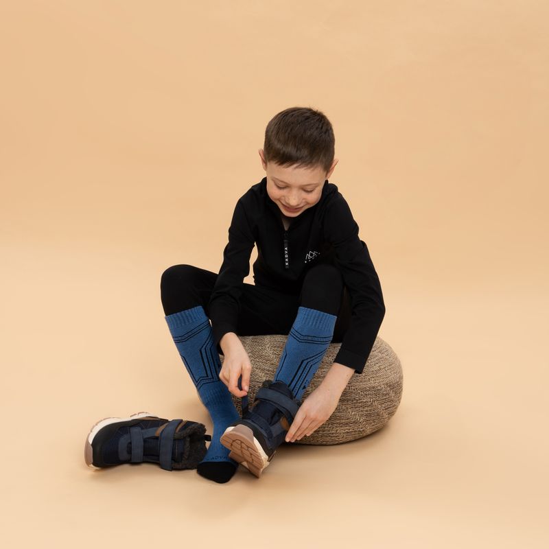 Śniegowce dziecięce KADVA Nevad WaterProof Jrb 3M Thinsulate granatowy 9