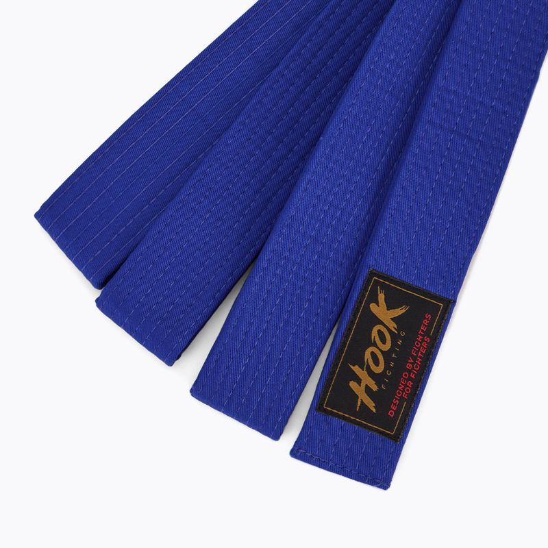 Pas do kimona HOOK FIGHTING 240 cm niebieski 2