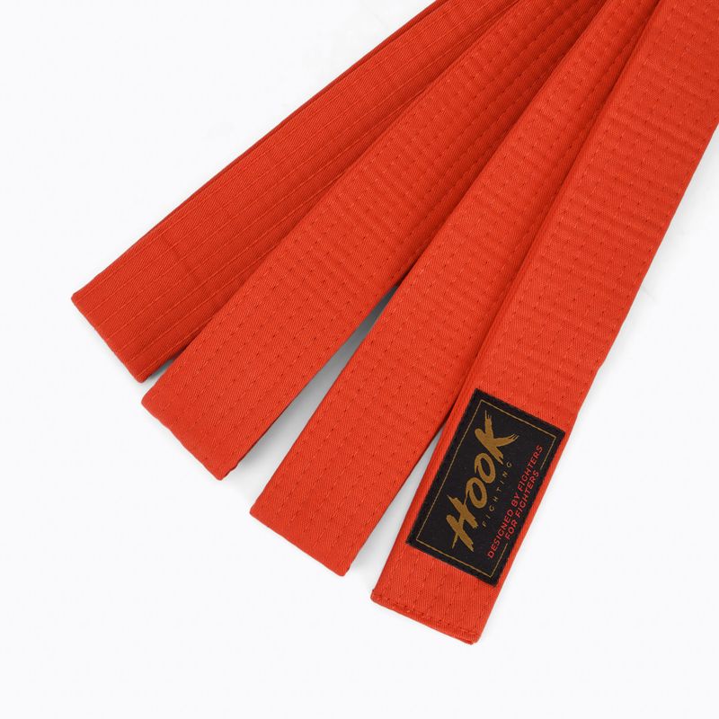 Pas do kimona HOOK FIGHTING 280 cm pomarańczowy 2