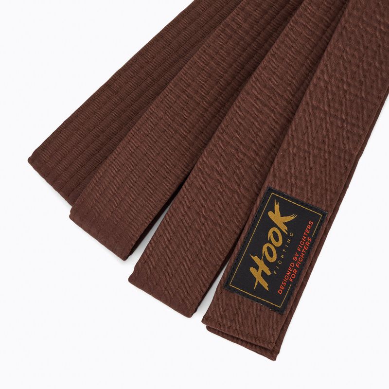 Pas do kimona HOOK FIGHTING 320 cm brązowy 2