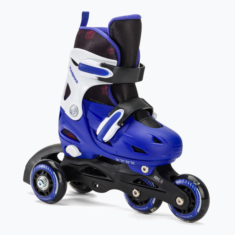Rolki dziecięce HUMBAKA Starjet LED 3w1 niebieski 8