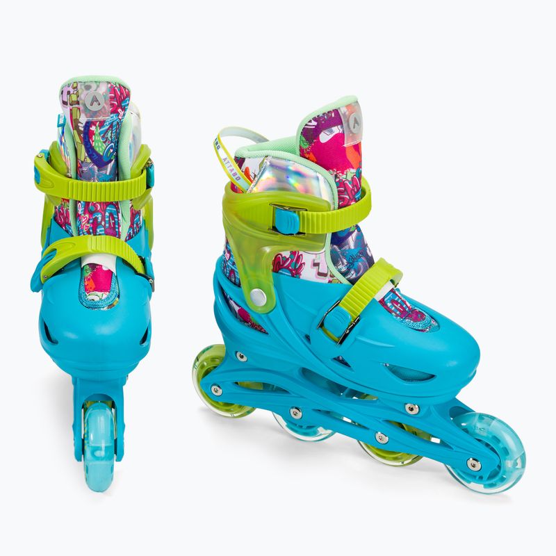 Rolki dziecięce ATTABO Turbojet LED niebieski 18