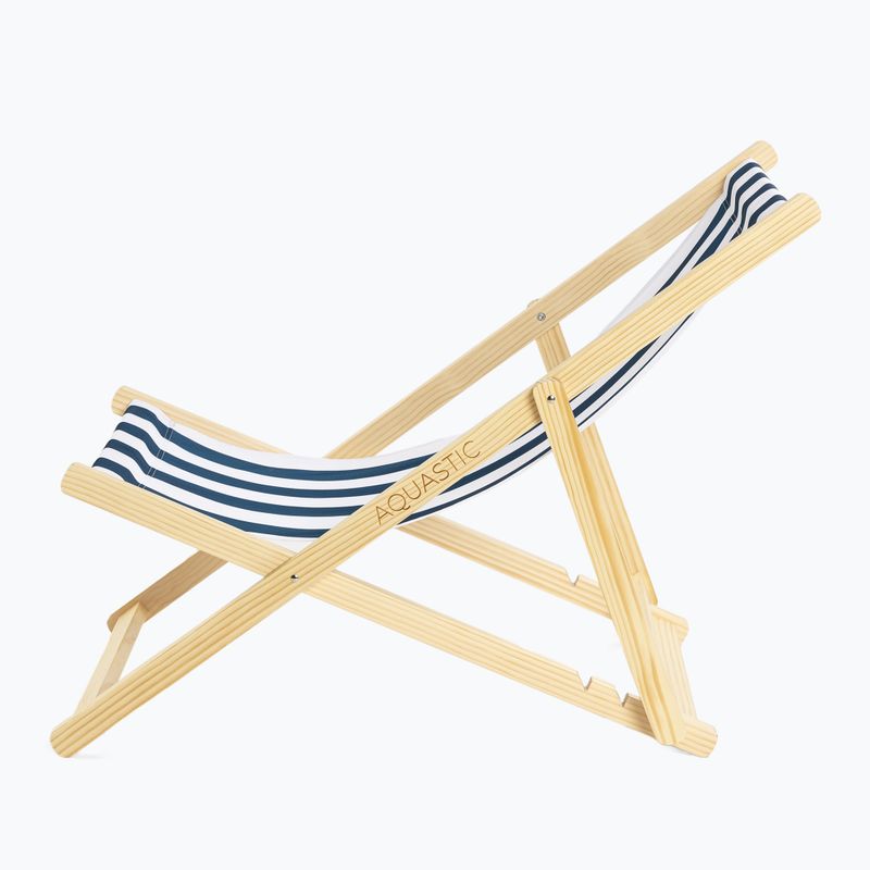 Leżak plażowy AQUASTIC Sunlito granatowy 11