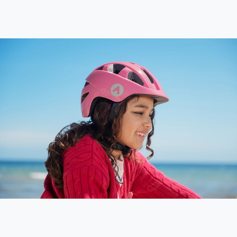 Kask rowerowy dziecięcy ATTABO K200 różowy 12
