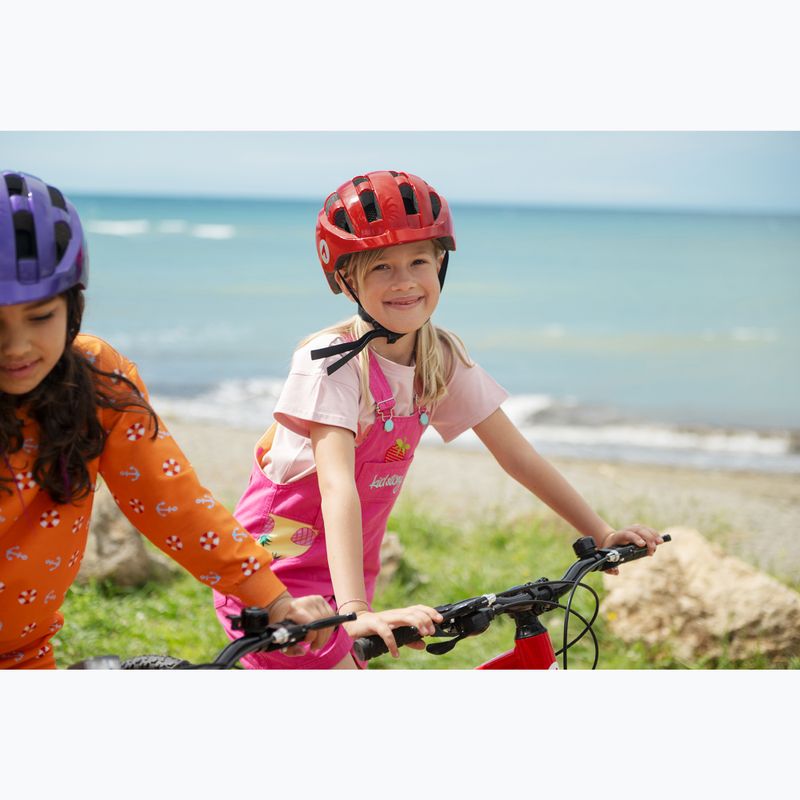 Kask rowerowy dziecięcy ATTABO K200 czerwony 12
