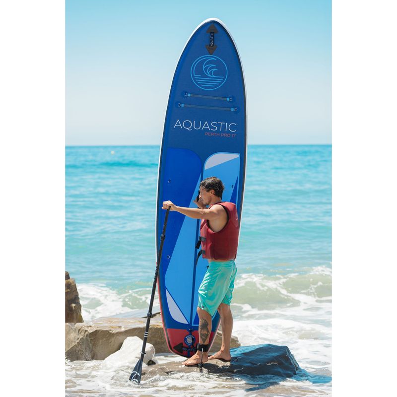 Deska SUP AQUASTIC Perth Pro 11' allround niebieska 8