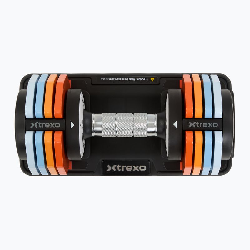 Zestaw hantli regulowanych XTREXO 2 x 10 kg multicolor 3