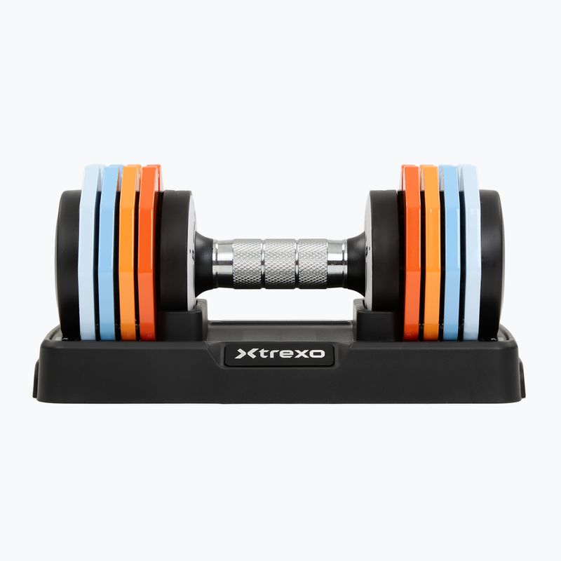 Zestaw hantli regulowanych XTREXO 2 x 10 kg multicolor 4