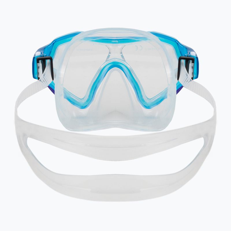 Zestaw do snorkelingu dziecięcy AQUASTIC Shelly maska + fajka jasnoniebieski 5