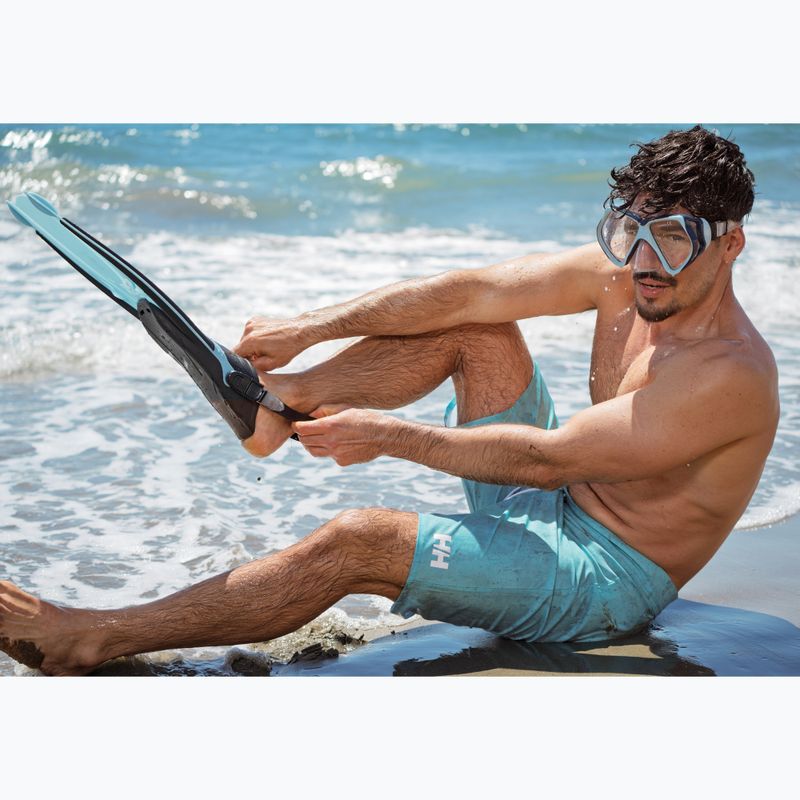 Zestaw do snorkelingu AQUASTIC Shoal maska + fajka + płetwy niebieski 17
