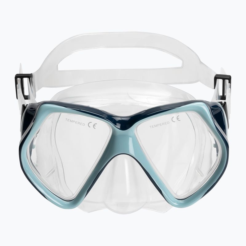 Maska do snorkelingu AQUASTIC Shoal niebieski 3