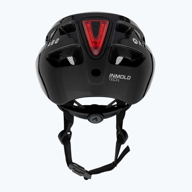 Kask rowerowy ATTABO Bonkers z lampką LED czarny 4