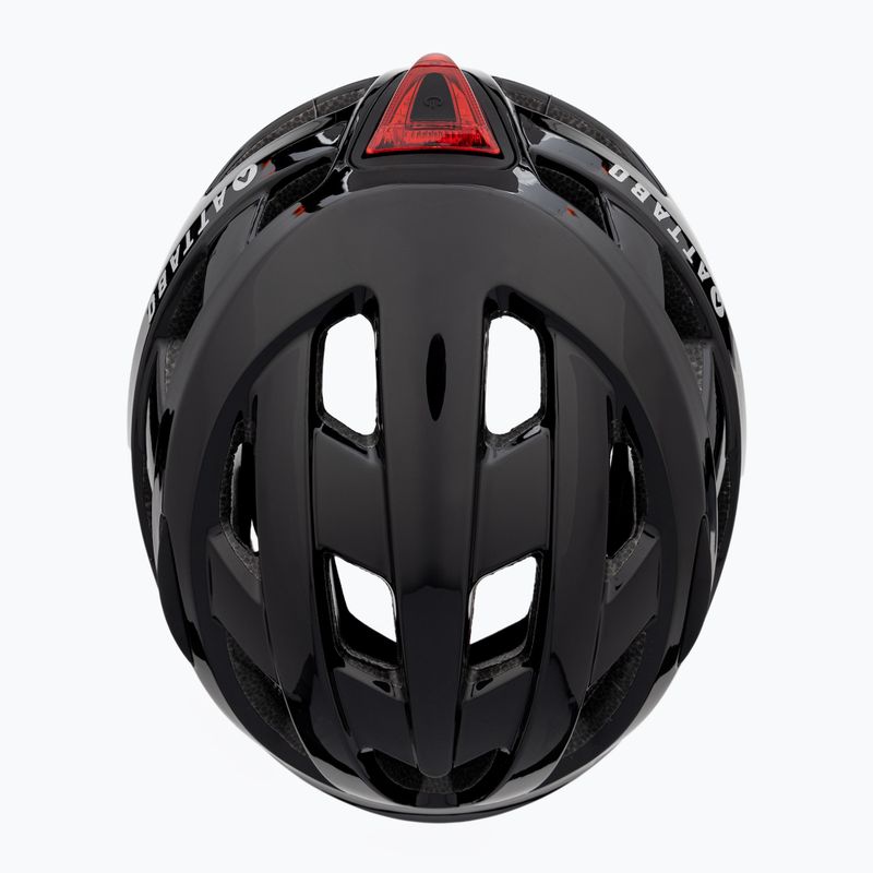 Kask rowerowy ATTABO Bonkers z lampką LED czarny 6