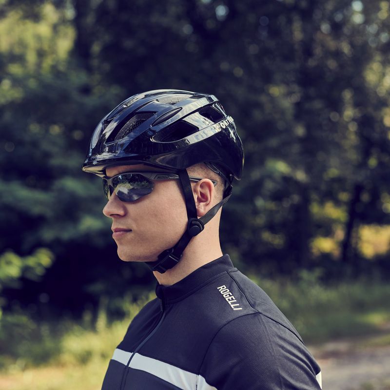 Kask rowerowy ATTABO Bonkers z lampką LED czarny 2