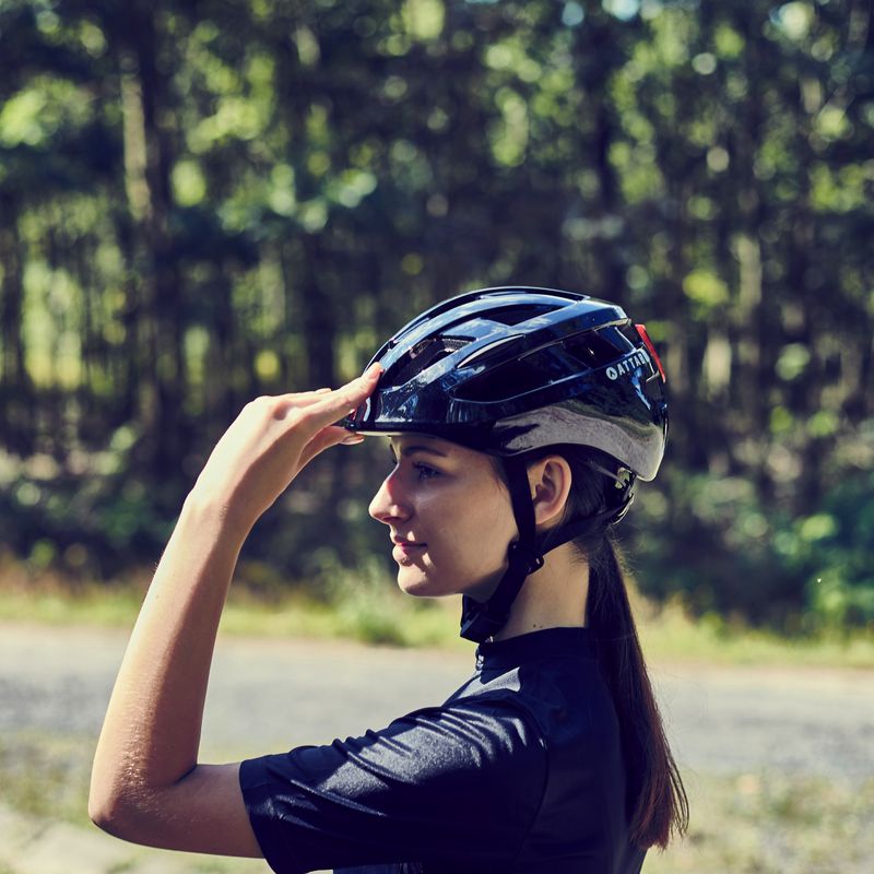Kask rowerowy ATTABO Bonkers z lampką LED czarny 11