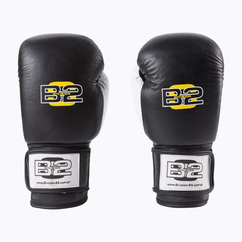 Rękawice bokserskie DIVISION B-2 DIV-SG01 black/white 2
