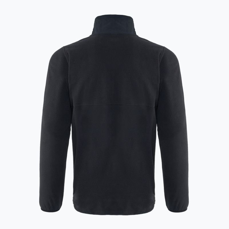Bluza męska PROSTO Half Zip Fleece Nero black 2