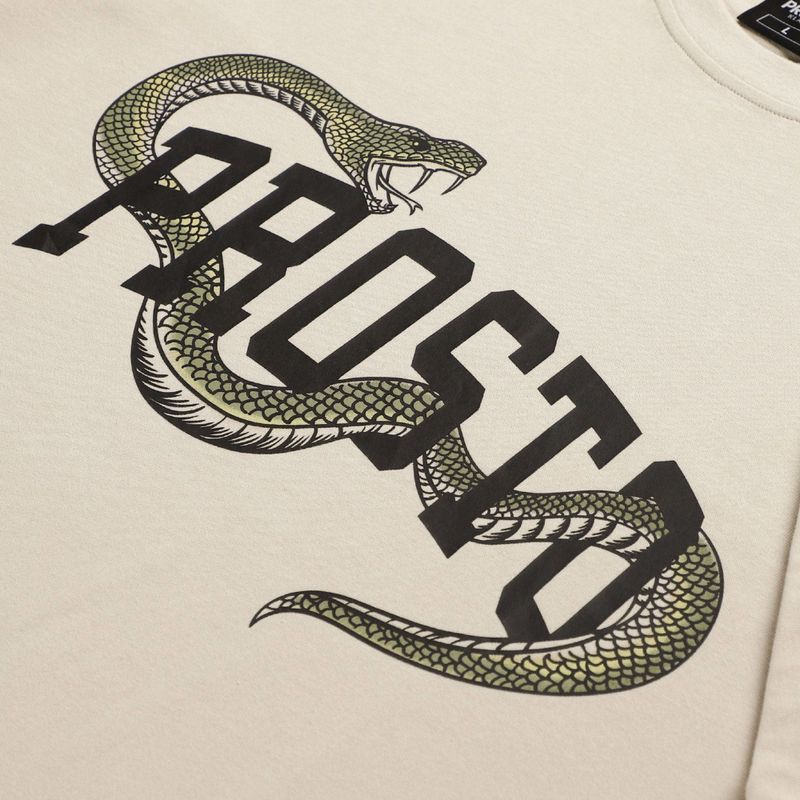 Koszulka męska PROSTO Snake beige 3