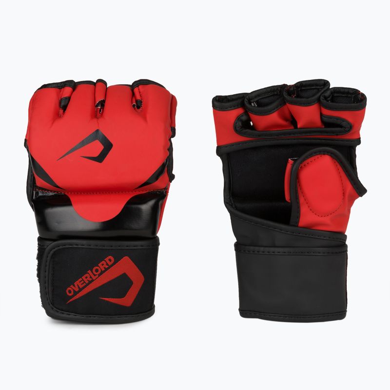 Rękawice grapplingowe Overlord X-MMA czerwone