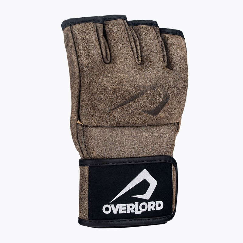 Rękawice grapplingowe Overlord Old School MMA brązowe 7