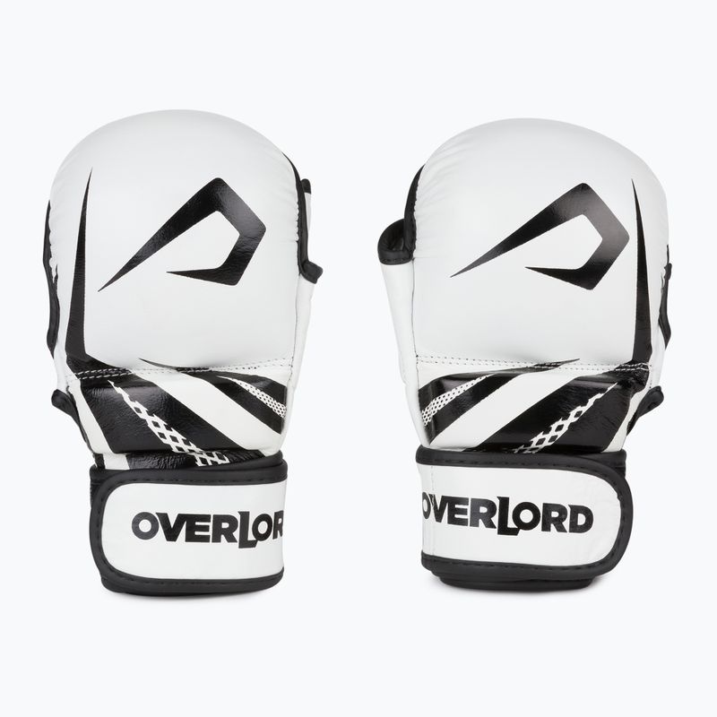 Rękawice grapplingowe Overlord Sparring MMA białe 2